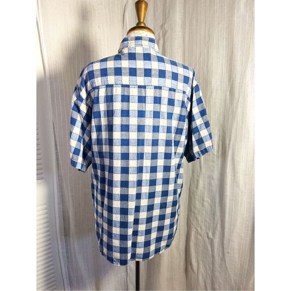 Casual Corner Women's Blue and White Blouse- Size XL - Picture 4 of 5